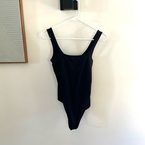 Abercrombie Black Tank Bodysuit